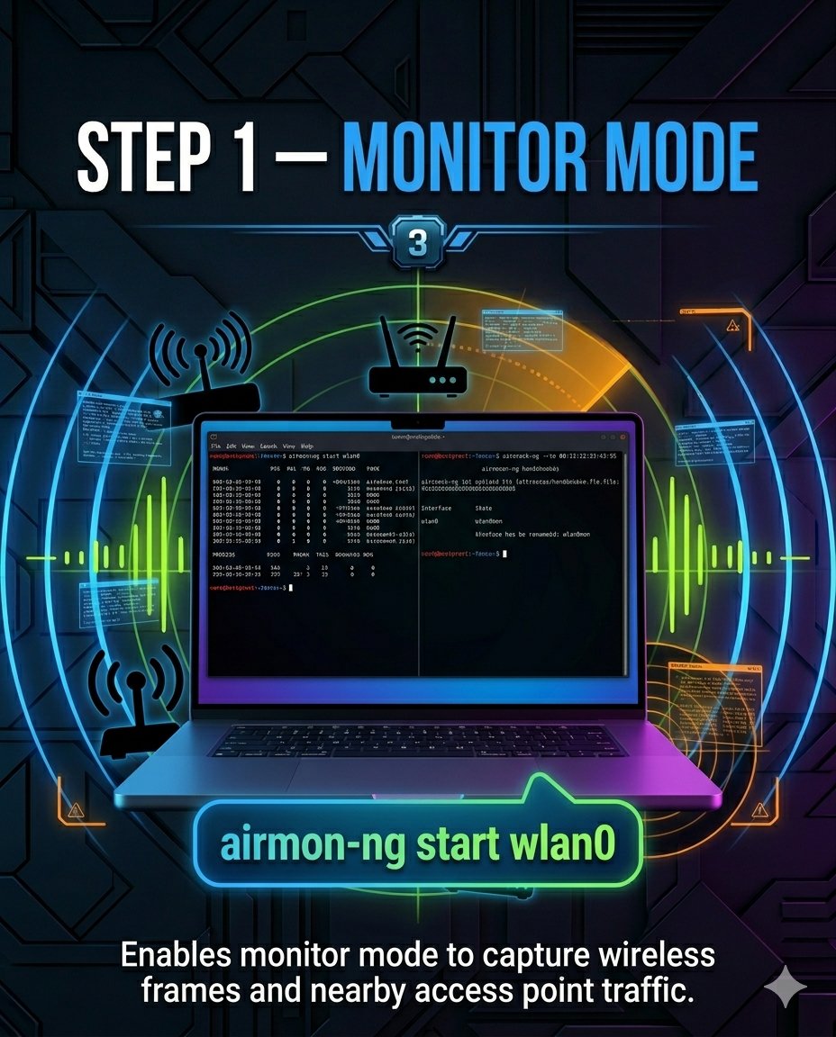 Anastasis_King's tweet image. Wi-Fi Security Testing with Aircrack-ng

Wireless security starts with understanding how networks are tested in authorised lab environments.

Comment WIFI 📶🔍👇

#wifi #cybersecurity #aircrackng #networksecurity #infosec