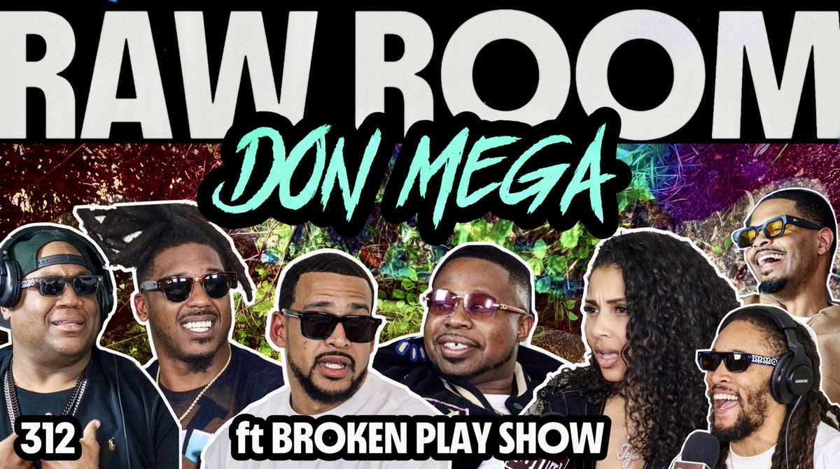 Raw__Room's tweet photo. 312 ft @BrokenPlayshow is live! 

- Reggie’s football story 
- Navv’s update on his comedy tour
- Jojo’s media journey
- Big Back Hour / Academy Tapes
- And tons more! 

📺: https://t.co/cTB96ZPWgY

🔊: https://t.co/iUdGefmoQE https://t.co/gIt9qakmbt