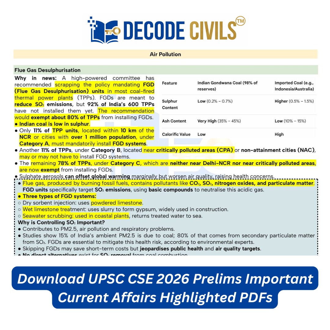 DecodeCIVILS's tweet image. T-1270: UPSC Prelims 2026: Environment Marathon

May 2025 to March 2026 in 5 Hours.

No Rants, Pure Content from Self-Made Notes &amp;amp; Efforts

youtu.be/taeekLAHbRo

#UPSC #Prelims #Prelims2026 #CurrentAffairs #Environment #Marathons #DecodeCivils