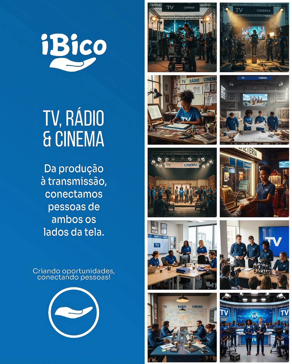 ibicobrasil's tweet image. No iBico a comunicação vai muito além da tela! 💙
Na TV, no rádio ou no cinema, cada história tem o poder de emocionar, informar e transformar. ​📺 📻 🎬 

#tvradiocinema #audiovisual #cinema #radio #televisao
