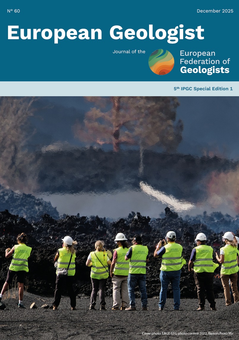 COLGEOCAT's tweet photo. La Federació Europea de Geòlegs (EFG) anuncia la publicació de l’últim número de la seva publicació d’accés obert revisada per parells, la European Geologist: “5th IPGC Special Edition 1“.
Per a més informació: https://t.co/hrFcTBOzSC
#efg #geologia #colgeocat https://t.co/ynkttxuFIq