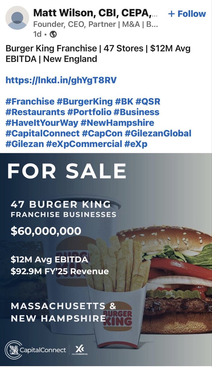 McFranchisee tweet media