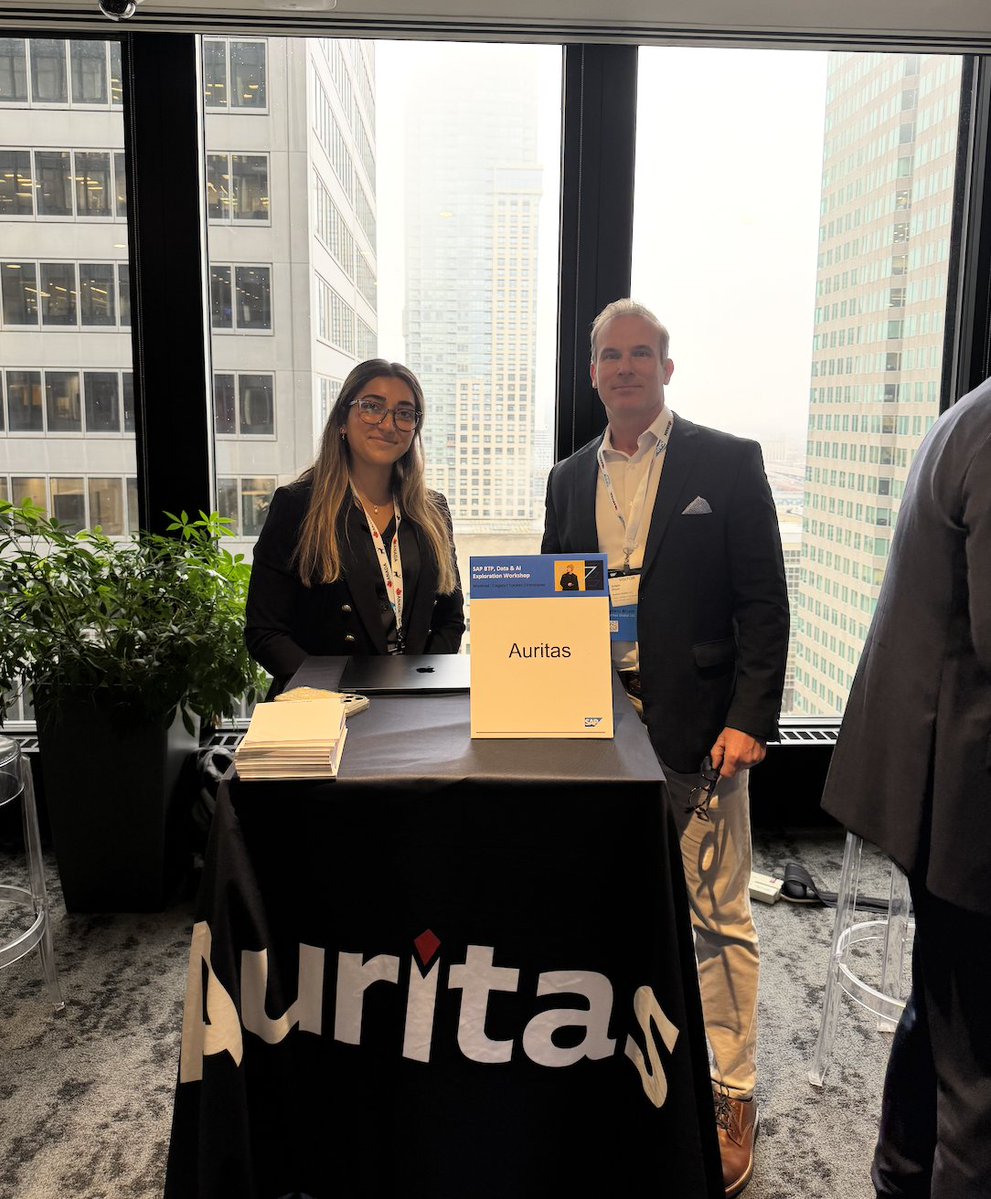 Hello from Toronto! 🇨🇦

The Auritas team is having a fantastic time at the SAP BTP, Data, and AI Exploration Workshop, having conversations about how our tailored solutions can help organizations reach their goals. If you’re here, let’s connect!