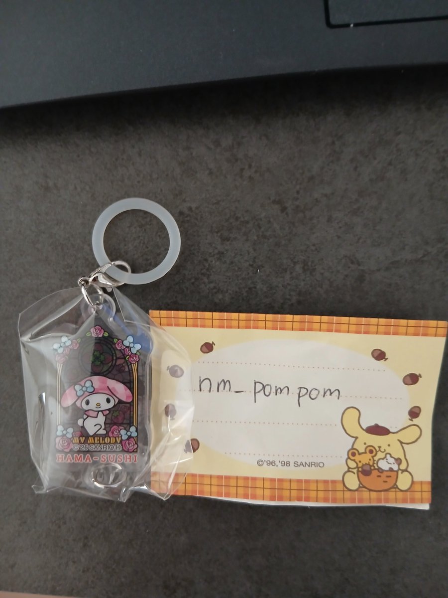 nm_pompom's tweet photo. サンリオ　はま寿司　交換
譲→マイメロ
求→プリン　ポムポムプリン

都内·一部千葉手渡し希望
(直近4/22夕方　赤坂·銀座·新橋近辺)

検索からでもお気軽にお問い合わせください。 https://t.co/E7uIQna5gA