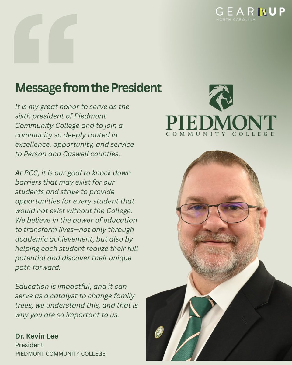 GEAR UP NC tweet media