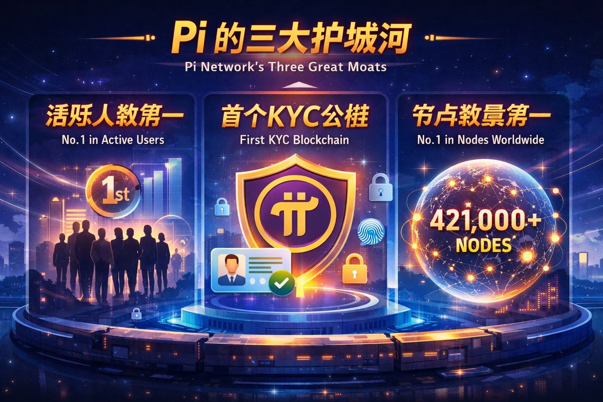 🌈我为什么一直看好Pi network，是因为他创造了很多不可能：

👉 活跃用户规模全球第一
👉 分布式节点 42.1 万，全球第一
👉 首个提出「KYC 公链」的项目

这些，不是概念，是正在发生的现实。

现在的公链世界，其实很混乱——
就像秦始皇统一文字之前的时代，各种体系并存、标准割裂。

而 Pi