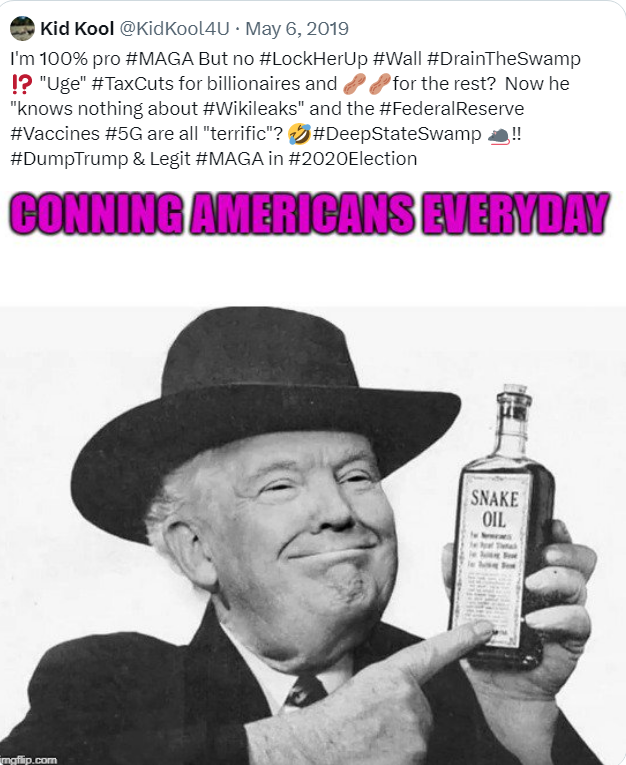 KidKool4U's tweet image. What about this POS? Who you always give a pass somehow. 

#Trump #COVID #Plandemic #Scamdemic