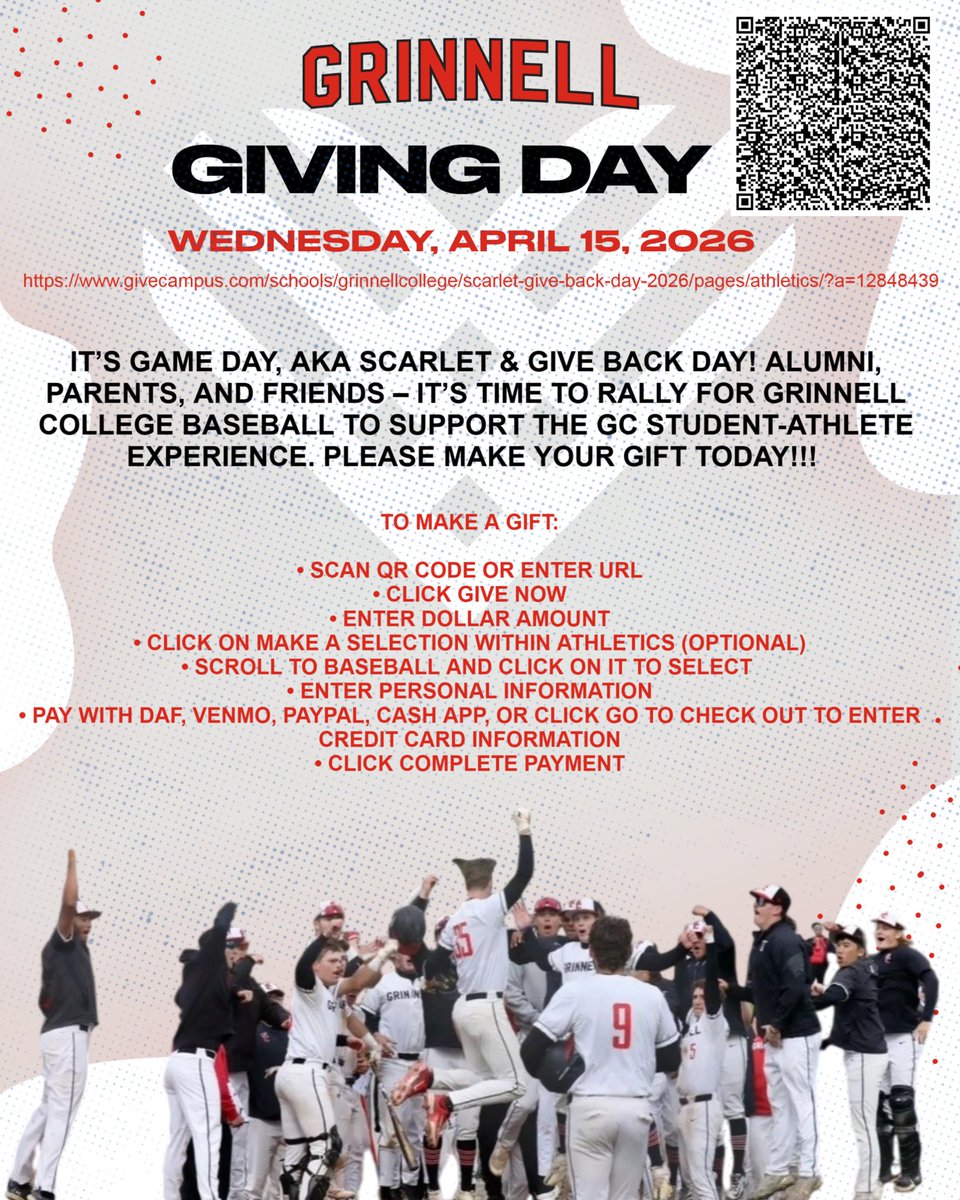 Coach_Pfeiffer's tweet photo. Today is the day! Happy Scarlett and Give Back Day! Please consider donating! 
#GCPride https://t.co/CBkURyG3BB