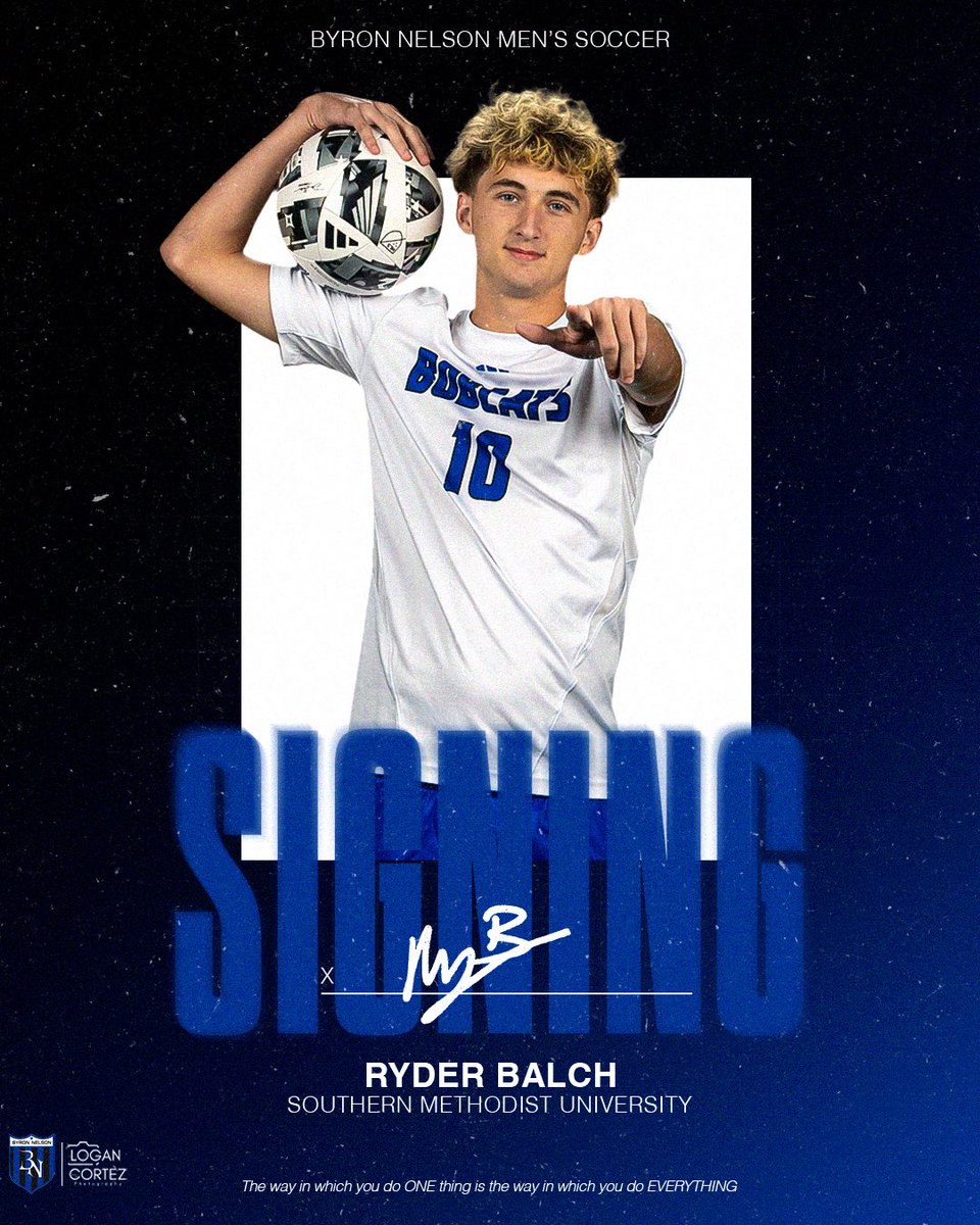 bnhsmenssoccer's tweet photo. Congratulations to Ryder Balch for signing his intent to play at the collegiate level for Southern Methodist University! We are very excited to see what your future holds! https://t.co/fCLVzg0EZV