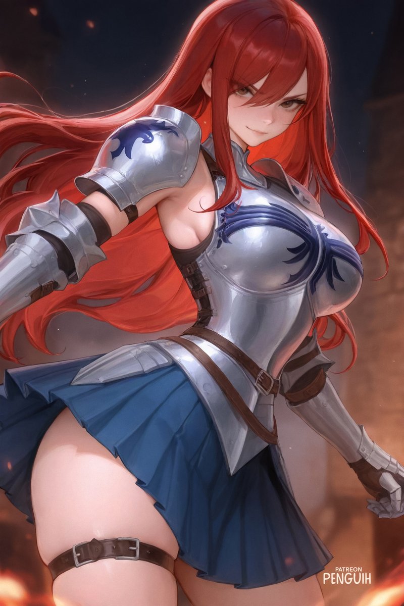 penguih_ai's tweet photo. Erza Scarlet ❤️ #FairyTail https://t.co/D9qZzbDflH