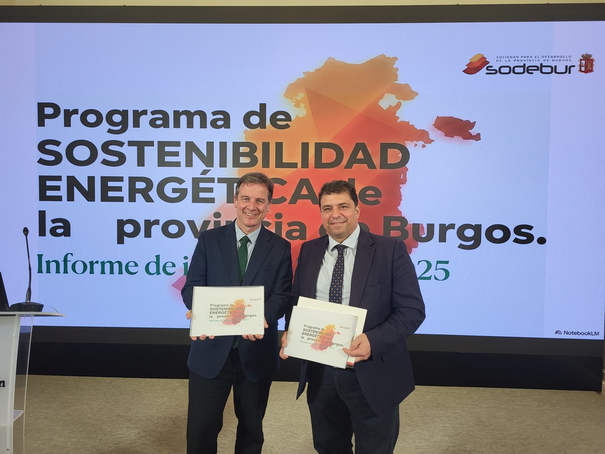 sodebur's tweet photo. ⚡ 5,45 millones de euros de ahorro. 690 toneladas de CO₂ menos cada año. 49 empleos generados.
Este es el impacto del programa de sostenibilidad energética de #SODEBUR en el medio rural (2020–2025).
#ProvinciadeBurgos #SostenibilidadEnergética #DesarrolloRural https://t.co/QOBXcvitTe