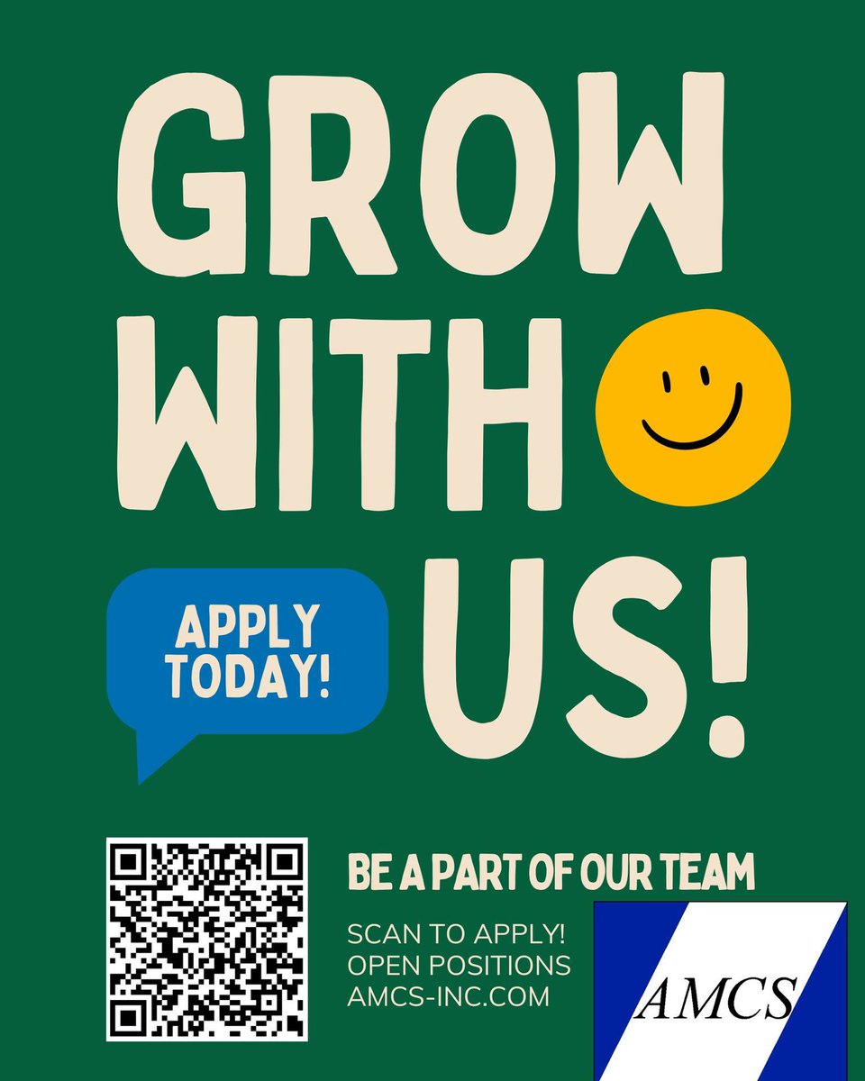 AMCSINC's tweet image. 📷 WE’RE HIRING!
Ready to grow your career? 📷 Join our team and be part of something amazing!

📷 Multiple Open Positions
📷 Competitive Pay &amp;amp; Benefits
📷 Scan the QR code below to apply now!
📷 Your future starts here 📷

#NowHiring  #JoinOurTeam #CareerGrowth #ApplyToday