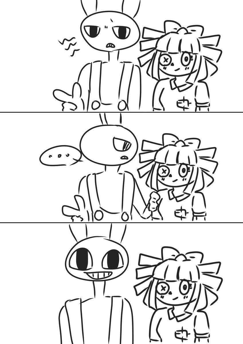 o8cDUajPWG5618's tweet image. #bunnydoll #tadc #TheAmazingDigitalCircus

🙂