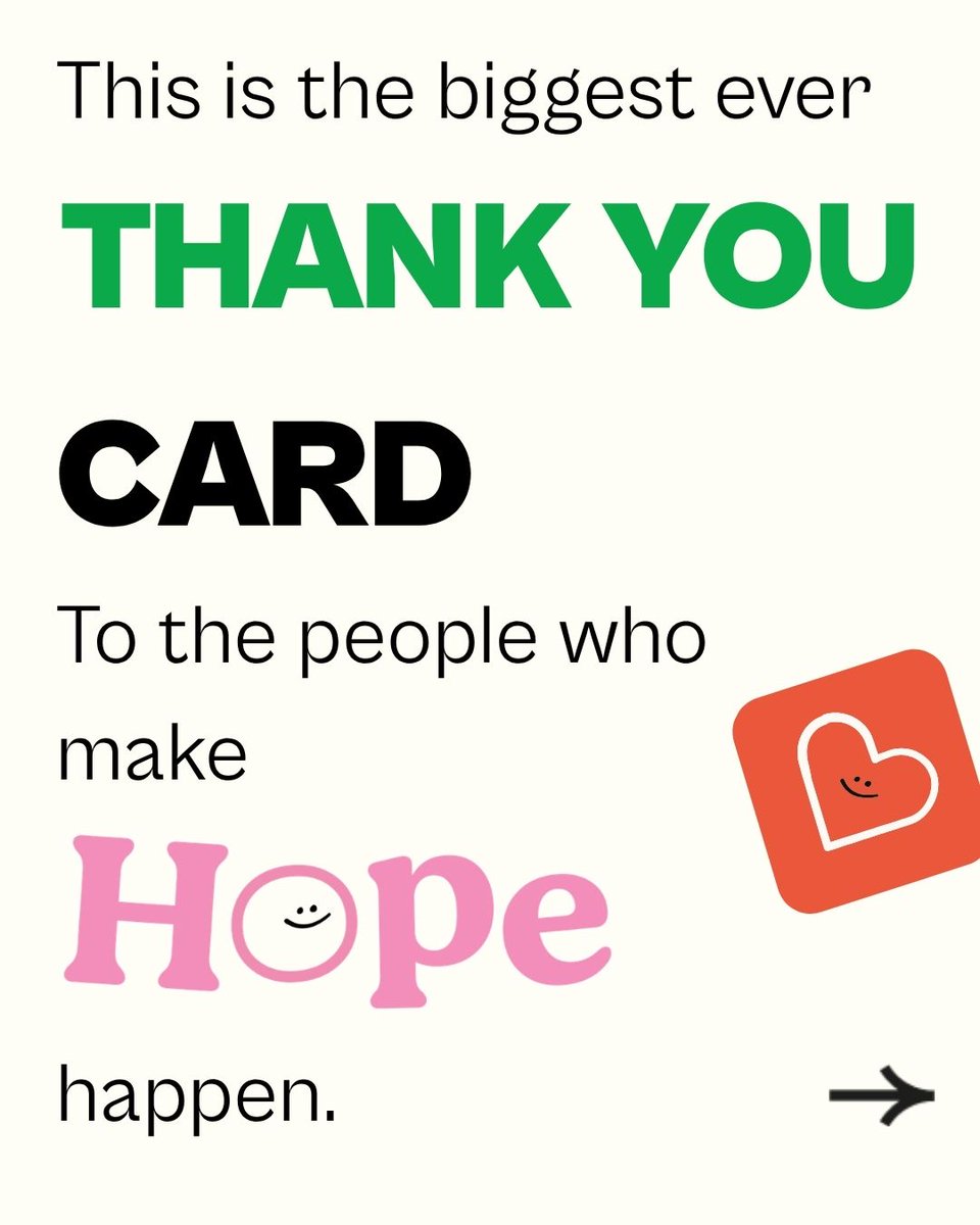 crisis_uk's tweet photo. Want to help make hope louder than hate? 

It may not always feel like it, but hope is everywhere. Next month we're joining hundreds of groups to make a #MillionActsOfHope. 

Sign the UK’s biggest thank you card to the people that make hope happen. 

https://t.co/XOhpwpX4FA https://t.co/n3MrXS0yGv