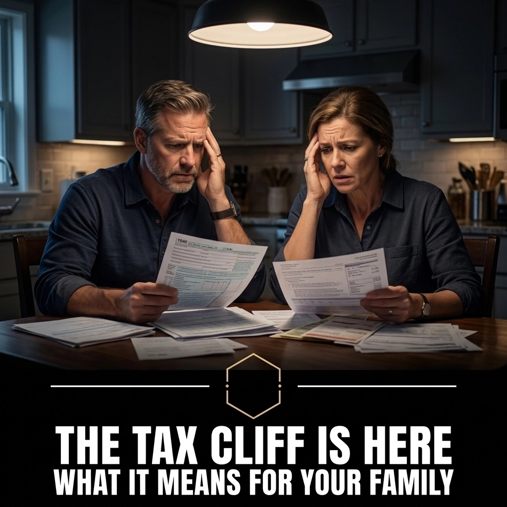 markcassara's tweet image. YOU CAN’T BUILD A FUTURE ON A LEAKY BUCKET. 🪣

THE TAX CLIFF IS HERE. The standard deduction is being slashed, and middle-class tax bills will jump overnight. Is your retirement built to survive? 

Comment TAX to learn more.

#Taxes #Retirement #Wealth #Money