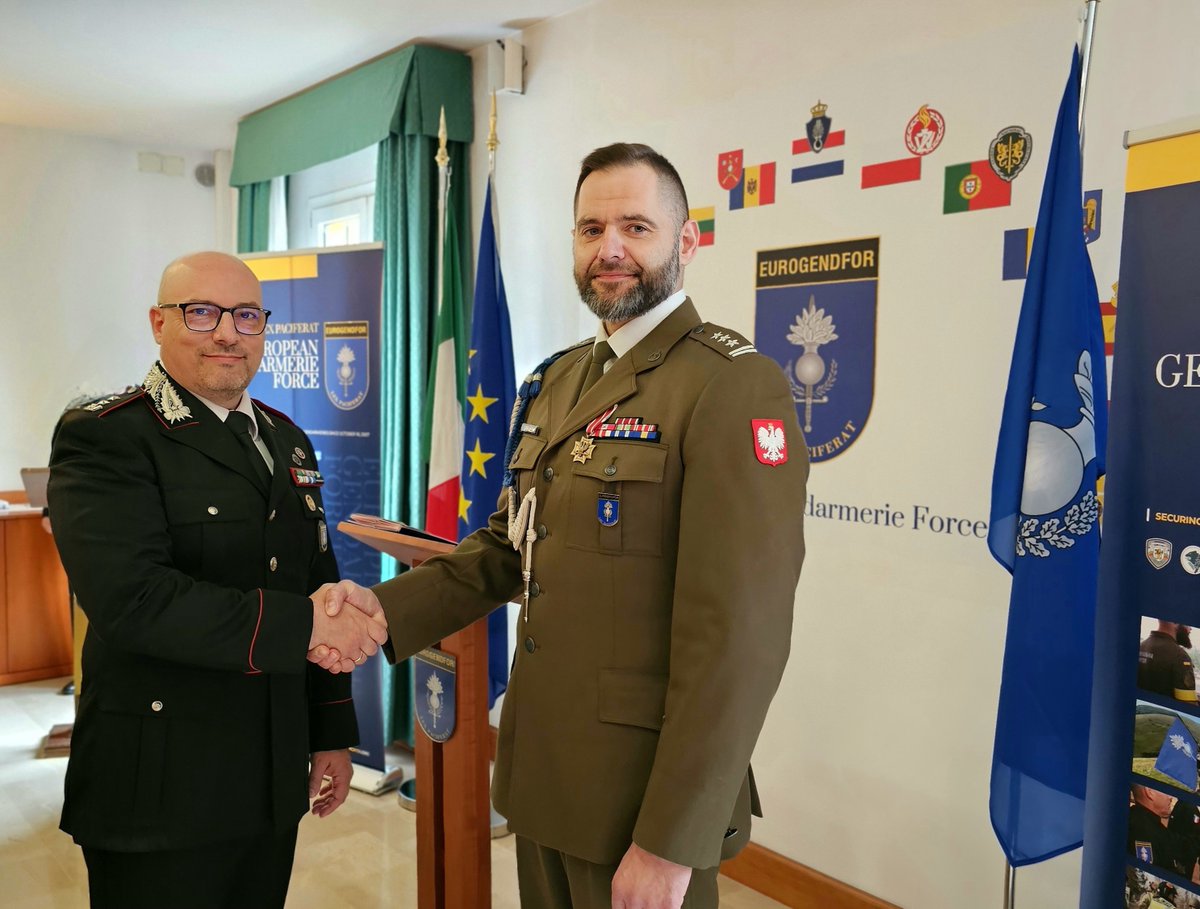 The European Gendarmerie Force tweet media