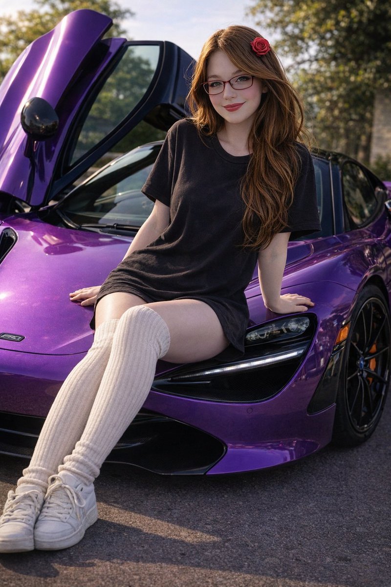 FemFurry69's tweet photo. I got to pose on my dream car today im so happy I hope to get one oneday whats your dream car? #femboy #dreamcar https://t.co/GlBIhrxflT