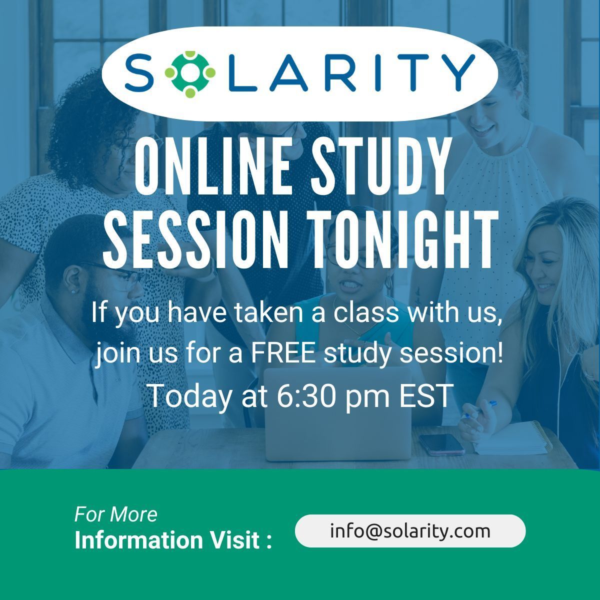 Join us tonight at 6:30 EST for our Project Management Professional Study Session!  These sessions are free with your enrollment in other Solarity courses, so be sure to reach out to your instructor to be added! #ChooseSolarity
buff.ly/KM8Mid3