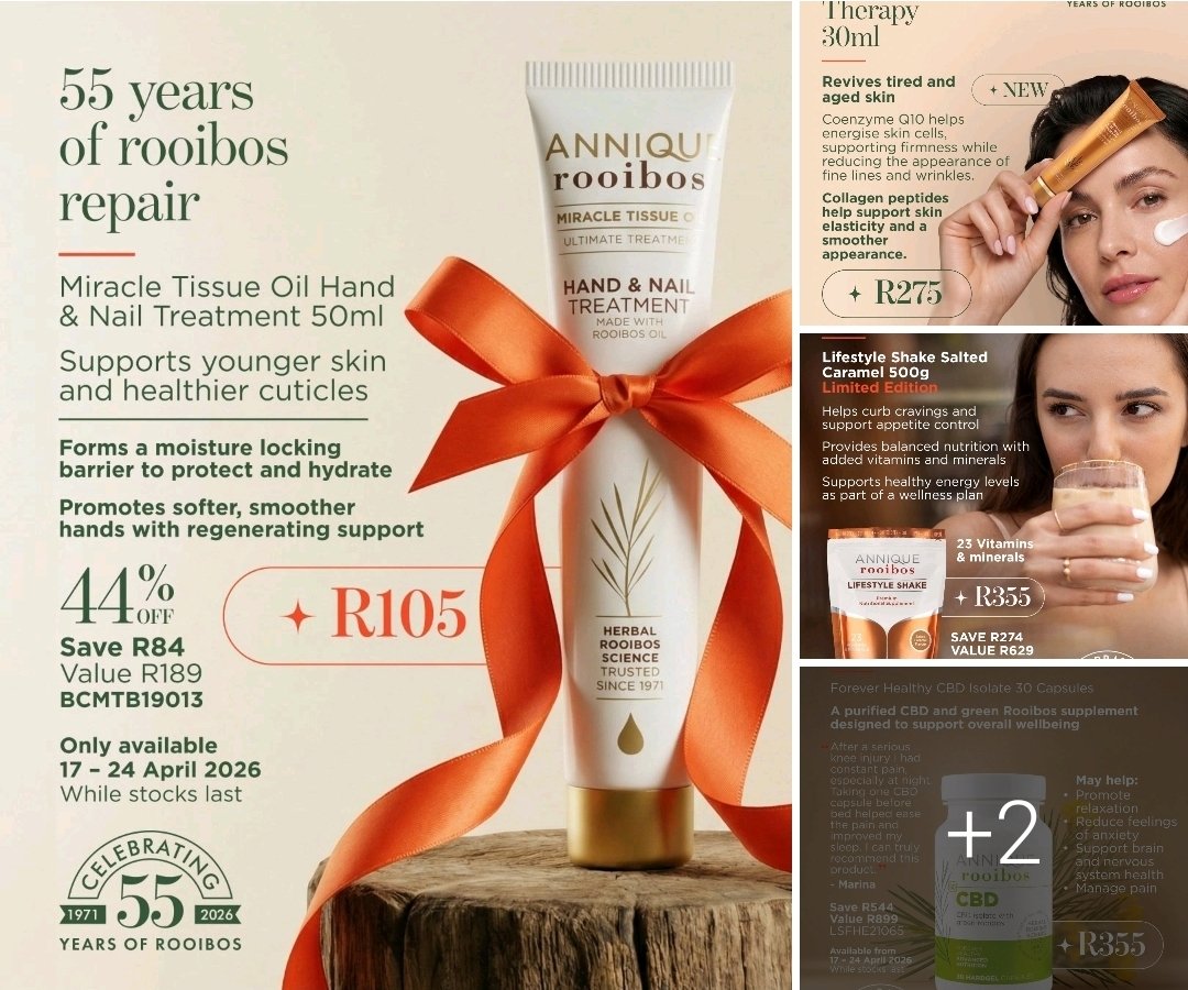 rensburg_marina's tweet image. ❤️👑🎁🎂❤️👑🎁🎂❤️
#Annique #Rooibos 
FLASH Birthday Sale

Dm on whatsapp  084 484 9570 to order

❗📍 My next stock order go in on FRIDAY 17  April. Please order before then as I don't want to take the risk of sold outs