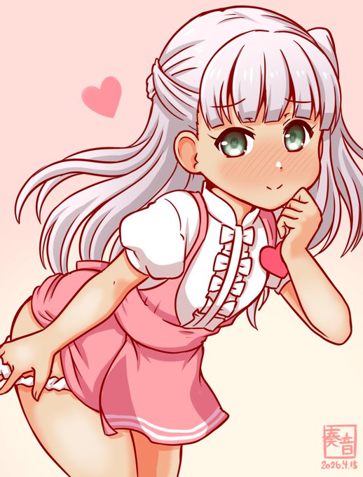 「長女のマエストラーレ、今日もがんばりま～す♪
 提督ぅ、お願いします❤ さあ、始めましょっ❤」

#艦これ版真剣お絵描き60分一本勝負_20260415
#マエストラーレ 