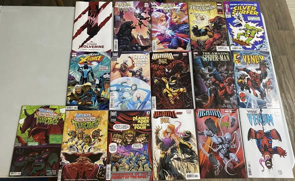 JosephKruger16's tweet photo. This is just in at Kruger Comics…
This weeks FOC 4/15 Comics has arrived!!!
Come get them before they are gone. https://t.co/Vuyi3Z8cDp