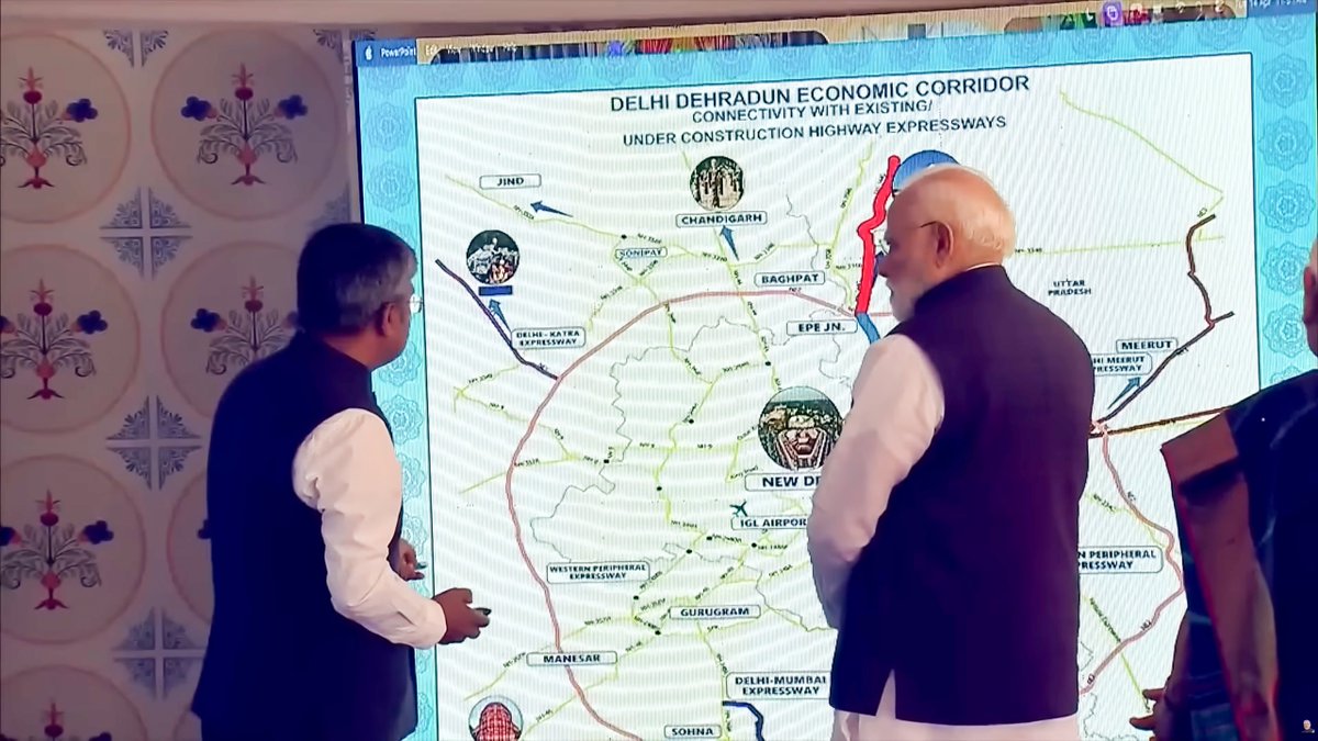 PremNArora's tweet photo. The inauguration of the Delhi–Dehradun Expressway marks another step forward in the vision of Viksit Bharat 2047. Inaugurated by Hon’ble Prime Minister of India, 𝐒𝐡𝐫𝐢 𝐍𝐚𝐫𝐞𝐧𝐝𝐫𝐚 𝐌𝐨𝐝𝐢 𝐣𝐢, and driven by the remarkable efforts of 𝐒𝐡𝐫𝐢 𝐍𝐢𝐭𝐢𝐧 𝐆𝐚𝐝𝐤𝐚𝐫𝐢 𝐣𝐢, Hon’ble Minister of Road Transport and Highways of India,  𝐒𝐡𝐫𝐢 𝐘𝐨𝐠𝐢 𝐀𝐝𝐢𝐭𝐲𝐚𝐧𝐚𝐭𝐡 𝐣𝐢, Hon’ble Chief Minister of Uttar Pradesh, and 𝐒𝐡𝐫𝐢 𝐒𝐚𝐧𝐭𝐨𝐬𝐡 𝐘𝐚𝐝𝐚𝐯 𝐣𝐢, IAS, Chairman, NHAI, this project reflects the scale and intent with which India’s infrastructure is progressing, with execution speed that stands out.    

The 12 km elevated wildlife corridor, one of the longest in Asia, 𝐫𝐞𝐟𝐥𝐞𝐜𝐭𝐬 𝐚 𝐭𝐡𝐨𝐮𝐠𝐡𝐭𝐟𝐮𝐥 𝐚𝐩𝐩𝐫𝐨𝐚𝐜𝐡 𝐰𝐡𝐞𝐫𝐞 𝐝𝐞𝐯𝐞𝐥𝐨𝐩𝐦𝐞𝐧𝐭 𝐚𝐧𝐝 𝐧𝐚𝐭𝐮𝐫𝐚𝐥 𝐞𝐜𝐨𝐬𝐲𝐬𝐭𝐞𝐦𝐬 𝐜𝐨𝐞𝐱𝐢𝐬𝐭. With reduced travel time and stronger connectivity, the expressway will ease travel, support economic activity, and enhance tourism across the region.