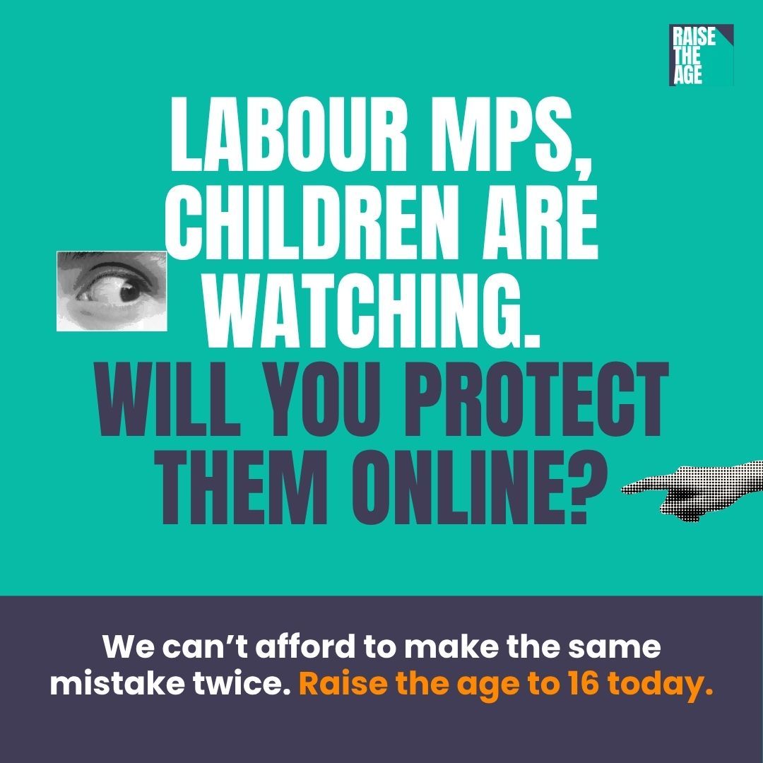 If not now, when? Their safety can’t wait.

Tell your MP to raise the age TODAY: raisetheage.eaction.org.uk/raisetheageto16