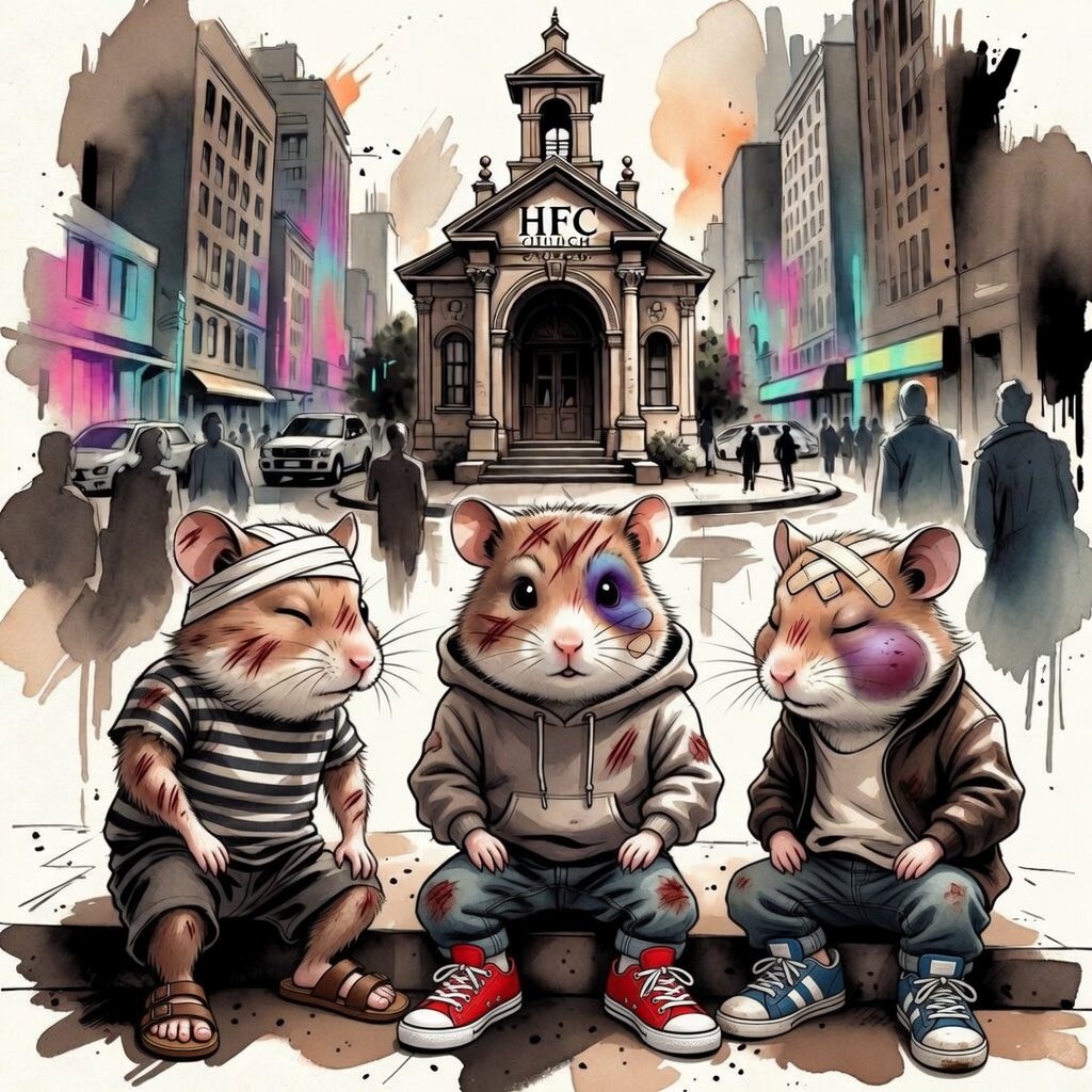 hamster fight club 🥊🐹 tweet media