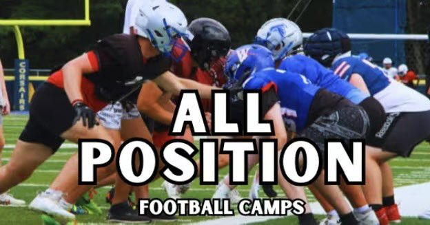 sifootballcamps's tweet image. Did you know we run 3 different types of camps? We offer all-position camps, but we also offer lineman academies and passing/receiving/DB camps. We have a camp for all athletes! Learn more about all the camp options here: footballcamps.com/the-difference…
#sifootballcamps #trainwiththebest