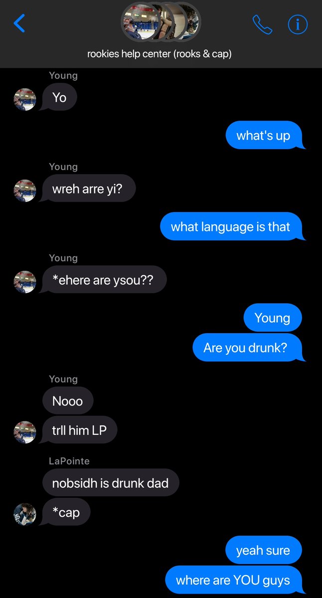 zoespjorants's tweet image. #texts Ilya with the rookies on a night out😭 CANON CANON CANON