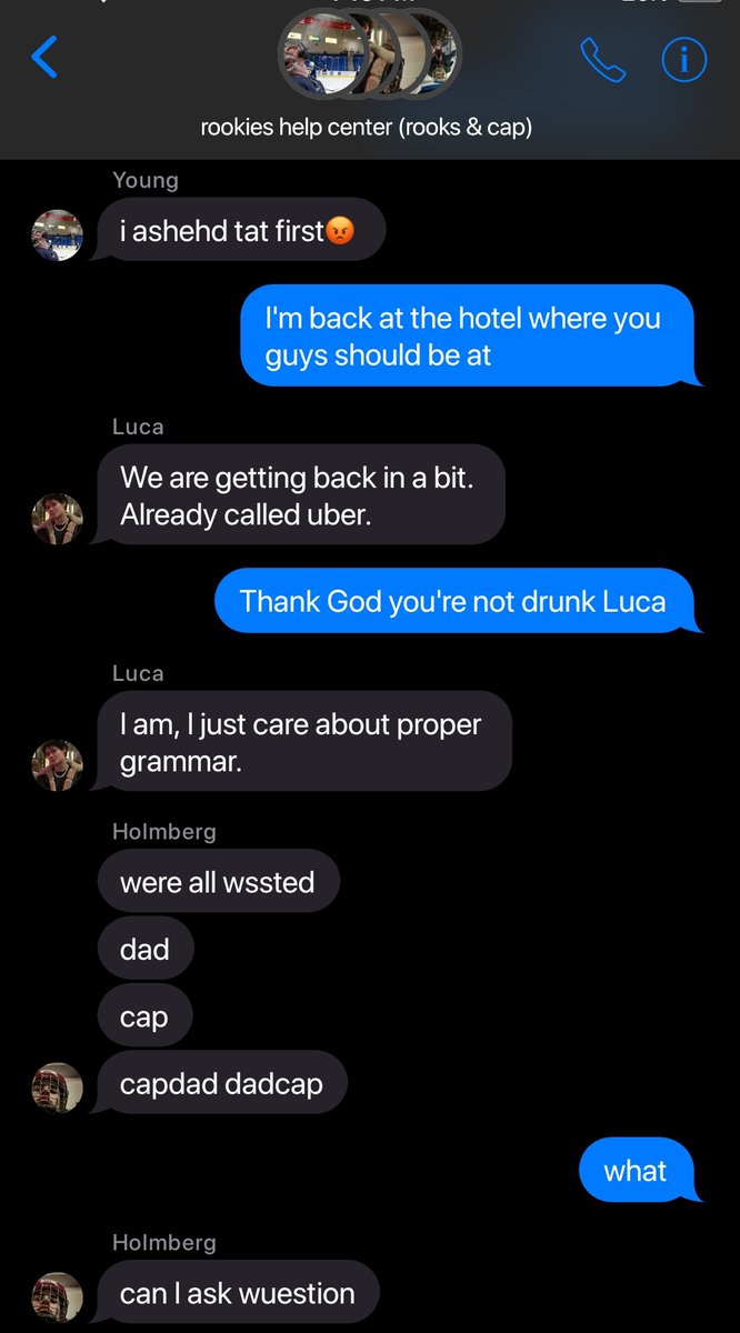 zoespjorants's tweet image. #texts Ilya with the rookies on a night out😭 CANON CANON CANON