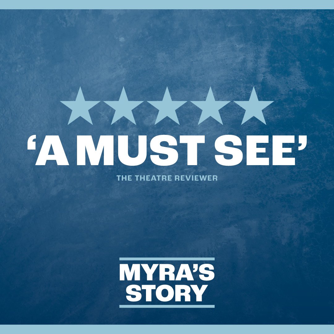 TrafalgarEnt's tweet image. 📰Don't just take our word for it - The 'TRULY REMARKABLE' Myra's Story is a ⭐⭐⭐⭐⭐'MUST SEE'! Catch it while you can at London's Trafalgar Theatre this Sunday 19 April at 2pm and 6pm 
🎟️eu1.hubs.ly/H0twH0B0
#play #theatre #london #westend #MyrasStory