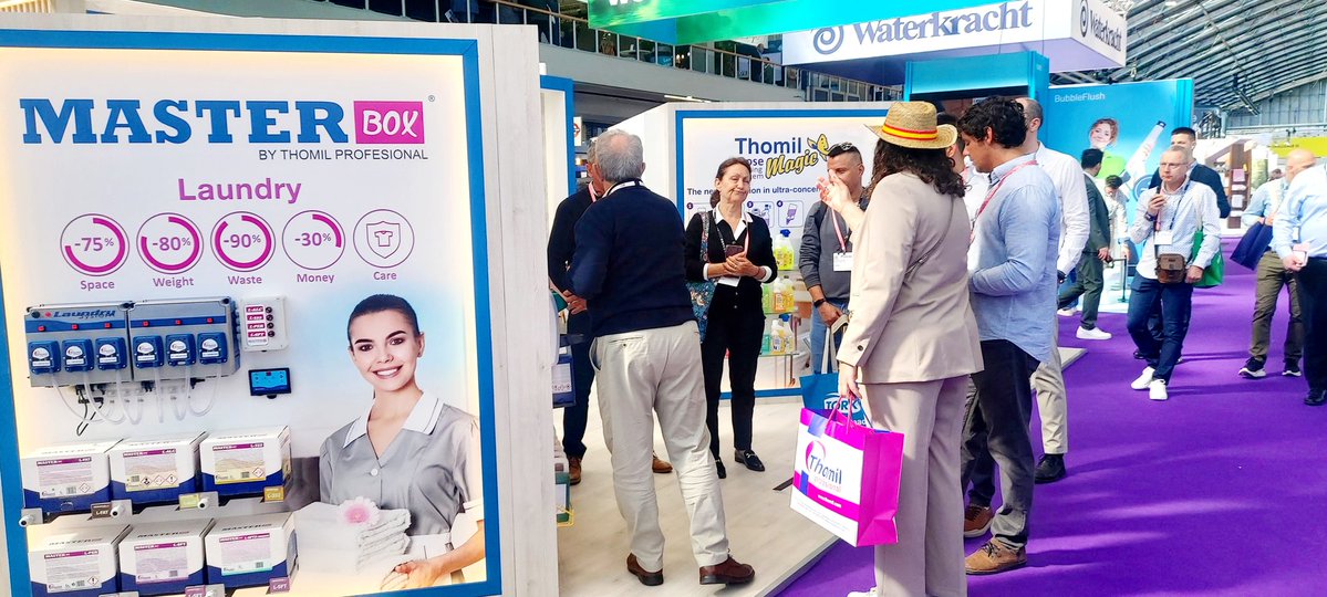 ThomilPro's tweet image. We are at @intercleanshow #Amsterdam 2026.

We look forward to welcoming you at our stand, #Thomil Hall 1, stand 01.210. We will be delighted to meet you and present our latest innovations in #ProfessionalCleaning chemicals.