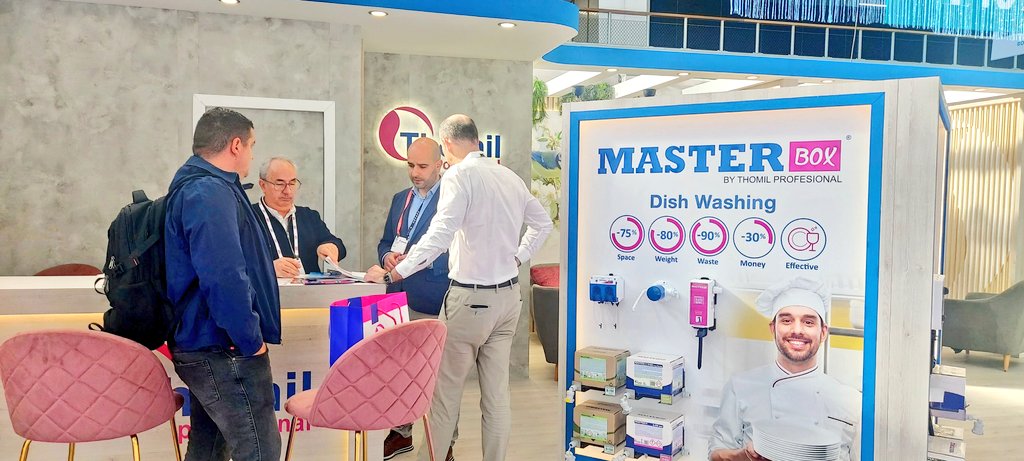 ThomilPro's tweet image. We are at @intercleanshow #Amsterdam 2026.

We look forward to welcoming you at our stand, #Thomil Hall 1, stand 01.210. We will be delighted to meet you and present our latest innovations in #ProfessionalCleaning chemicals.