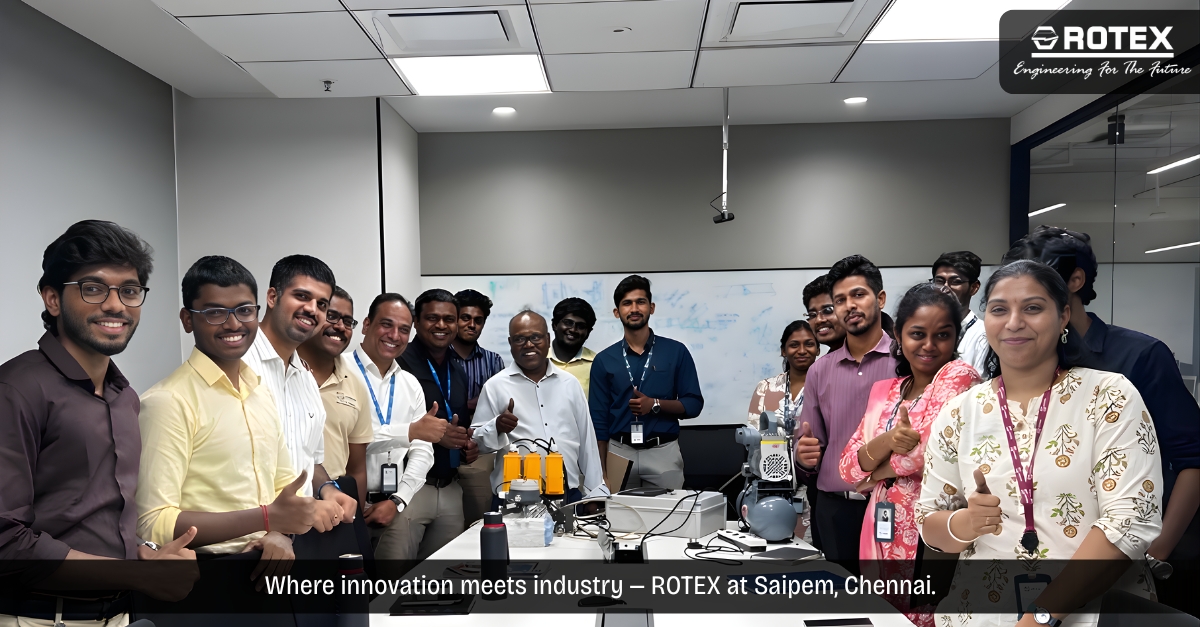 RotexAutomation's tweet photo. Team Rotex presented Zero Downtime Engineering at Saipem, showcasing 7 advancements in solenoid valves—reducing breakdowns by up to 85% and enhancing safety. 
We engineer uptime by solving challenges at the design stage. https://t.co/xkQjCYnTXd