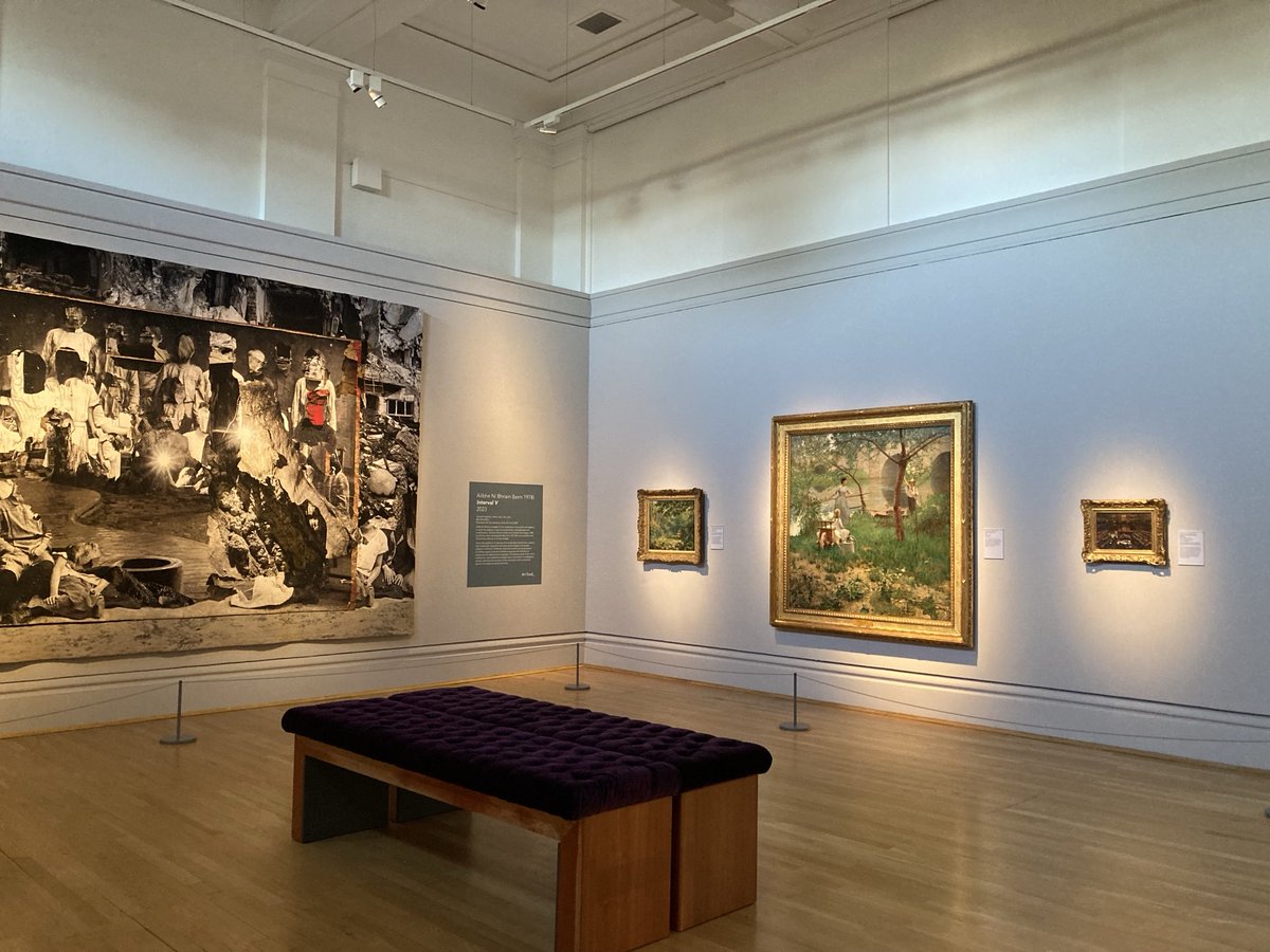 annemillarstew1's tweet photo. ⁦@WorldArtDay⁩ 2026 #ATimeOfGifts Lavery and Orpen ⁦@UlsterMuseum⁩ https://t.co/AT3qC66GZz