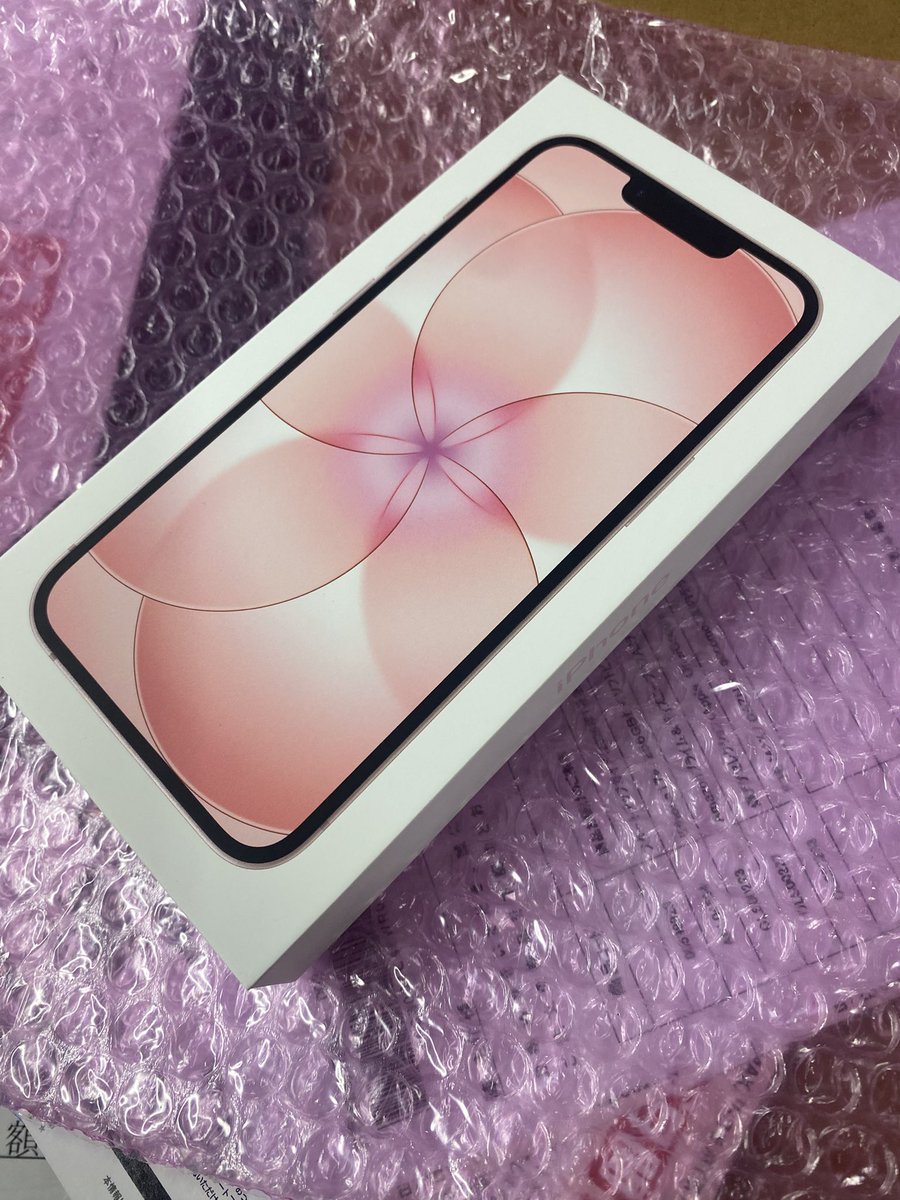新しい仕事の相棒📱
１７e

箱の開け方が…💦