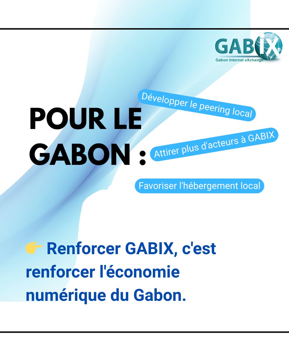ixpgabix's tweet image. 💻LE PEERING: Un levier stratégique pour l'économie numérique du Gabon.

C’est toute l’économie numérique qui en dépend.

#GABIX #Peering #IXP #EconomieNumerique #Interconnexion #SouveraineteNumerique #InfrastructureCritique