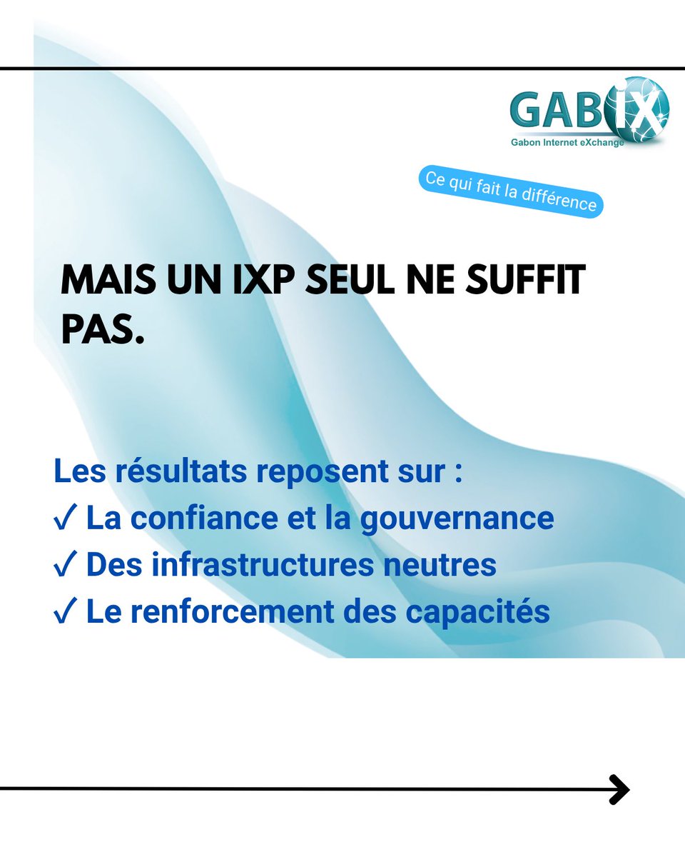 ixpgabix's tweet image. 💻LE PEERING: Un levier stratégique pour l'économie numérique du Gabon.

C’est toute l’économie numérique qui en dépend.

#GABIX #Peering #IXP #EconomieNumerique #Interconnexion #SouveraineteNumerique #InfrastructureCritique