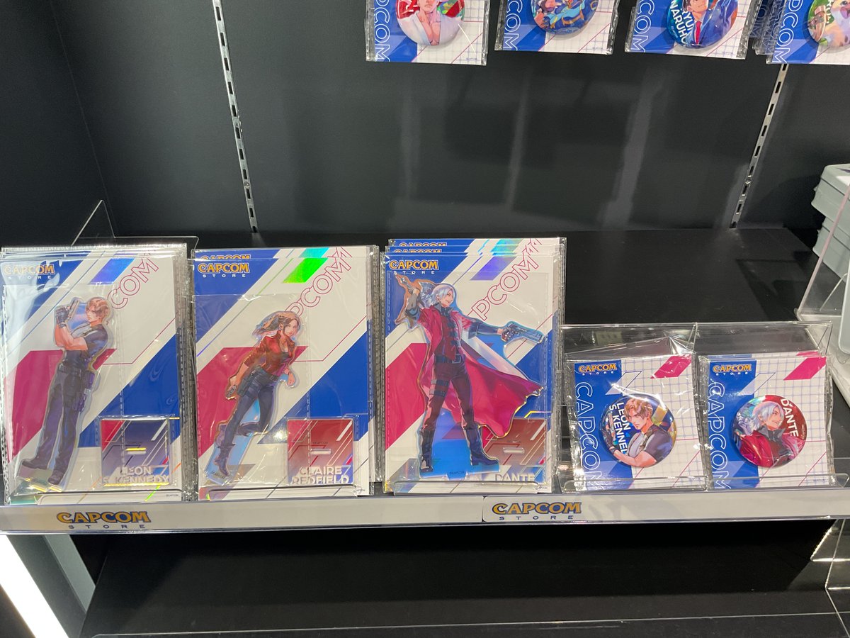 📣✨再入荷 ALL CAPCOM – Artworks by 実田千聖 ホログラム缶バッジ
