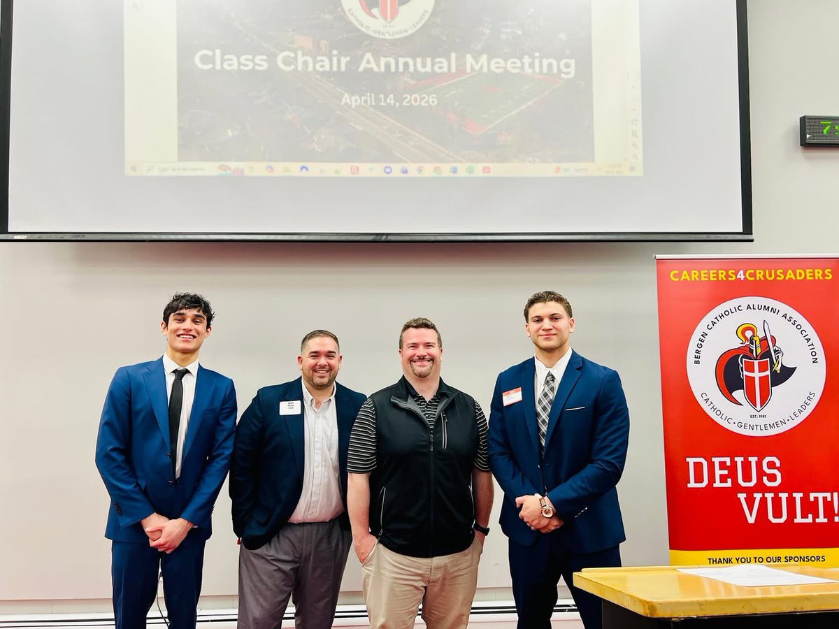 BCpresident0718's tweet photo. Honored to provide the welcome address and general school updates at the Class Chair meeting last evening. 

Thank you to our Alumni Association for all the help and support. 

Deus Vult! https://t.co/Iq197qcI0b