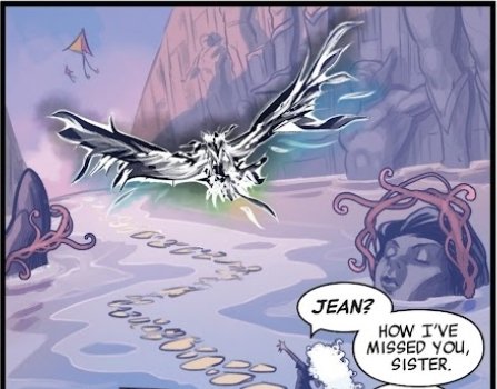 jfsksjfk's tweet image. #XSpoilers #OroroSpoilers
Jean/Phoenix is also mentioned in Storm #3. It's highly probable she'll appear in Storm's book, especially since the multiverse is dying and both Storm and Jean are now protectors of the universe and the multiverse.⚡🐦‍🔥