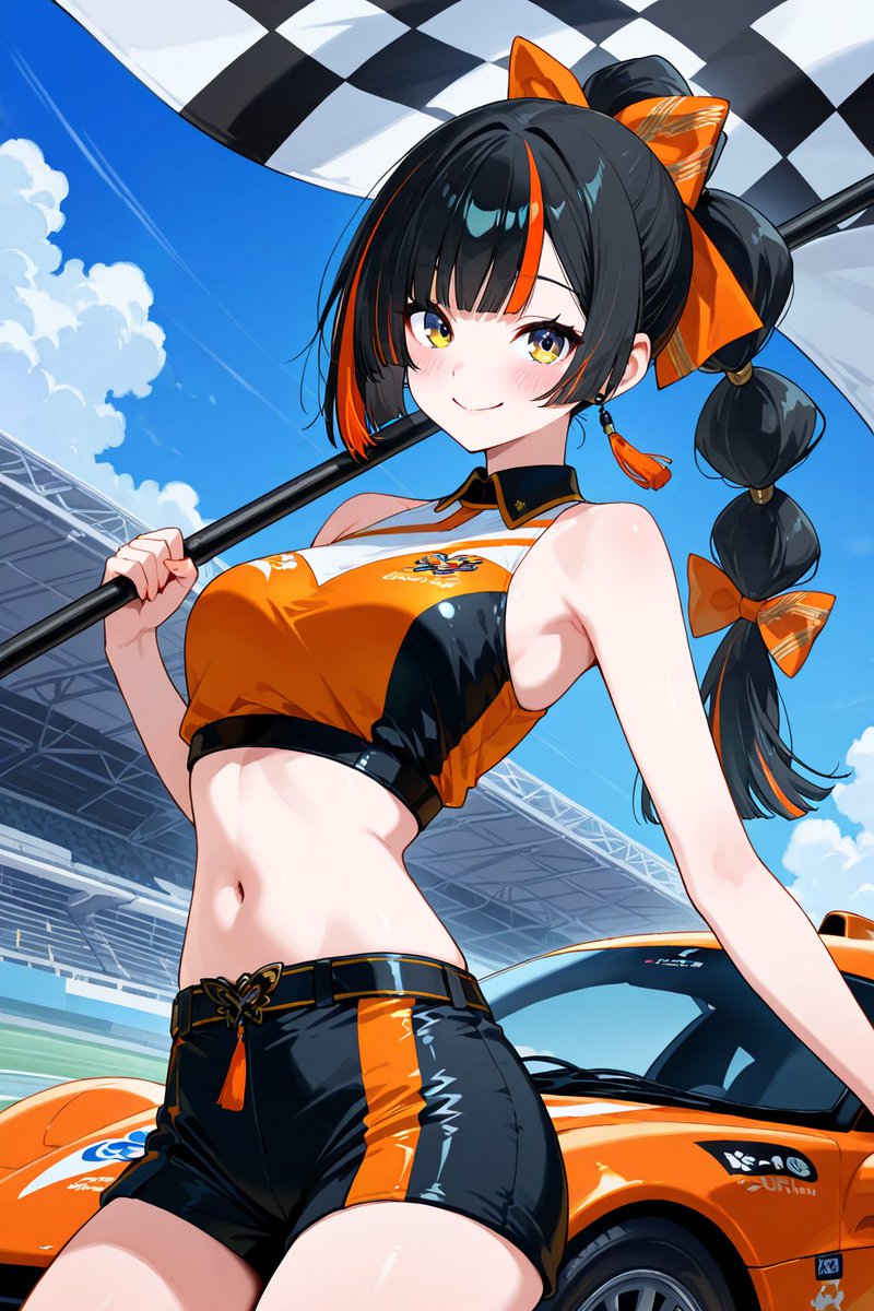 レースクイーンちょや   
#AIart #AIイラスト