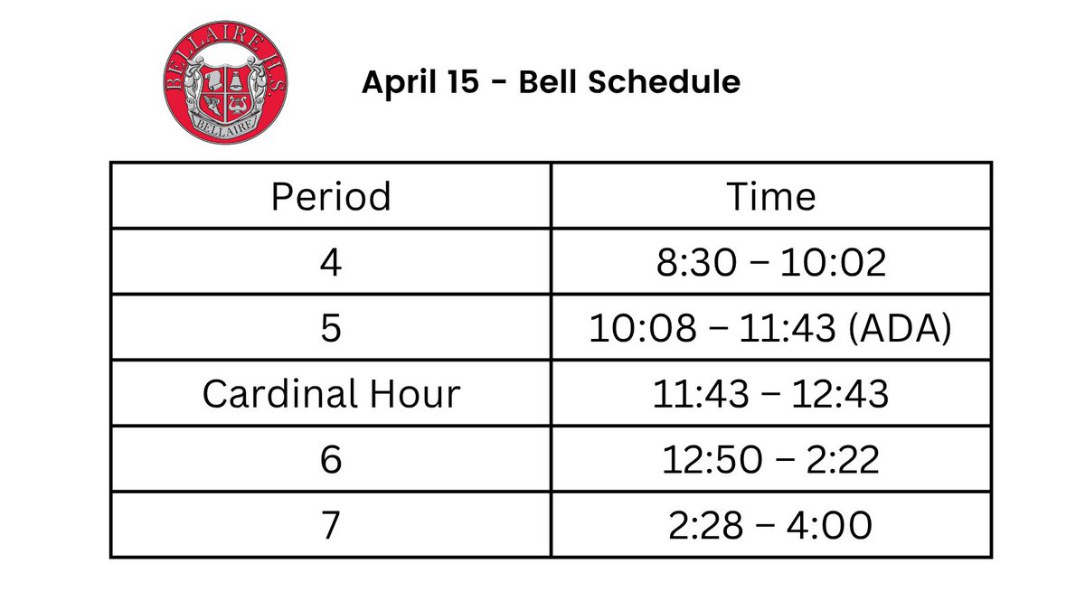 Bellaire High School tweet media