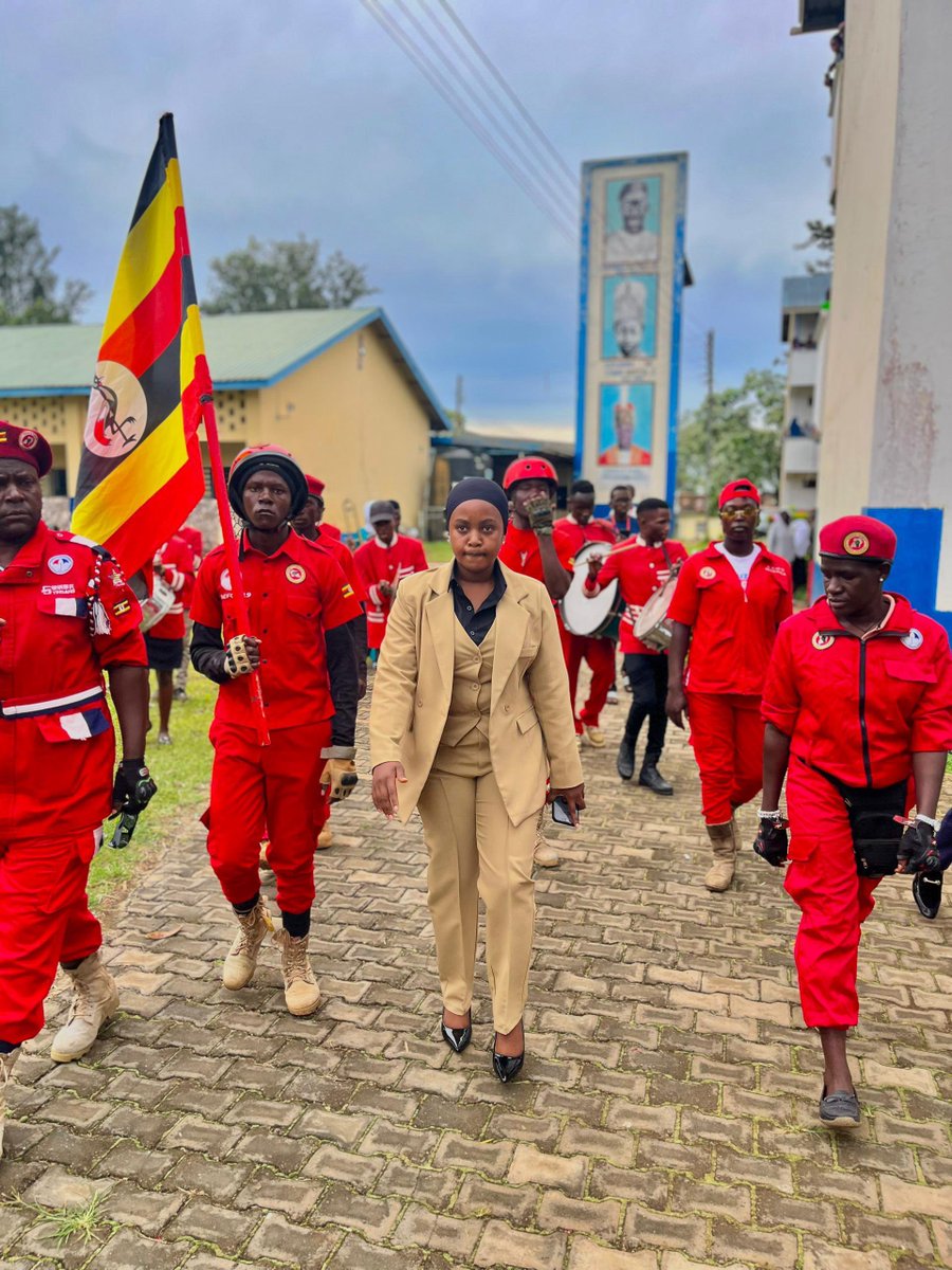 AkisoBenjamin's tweet photo. Nanyange Shakira our nup flag bearer Muteesa royal university (in pic one) 
And other flag bearers from different universities, tujja 🇺🇬🔥🌹 https://t.co/y48GRiF4fE