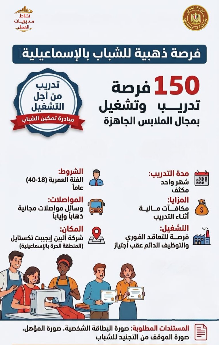 وزارة العمل المصرية tweet media