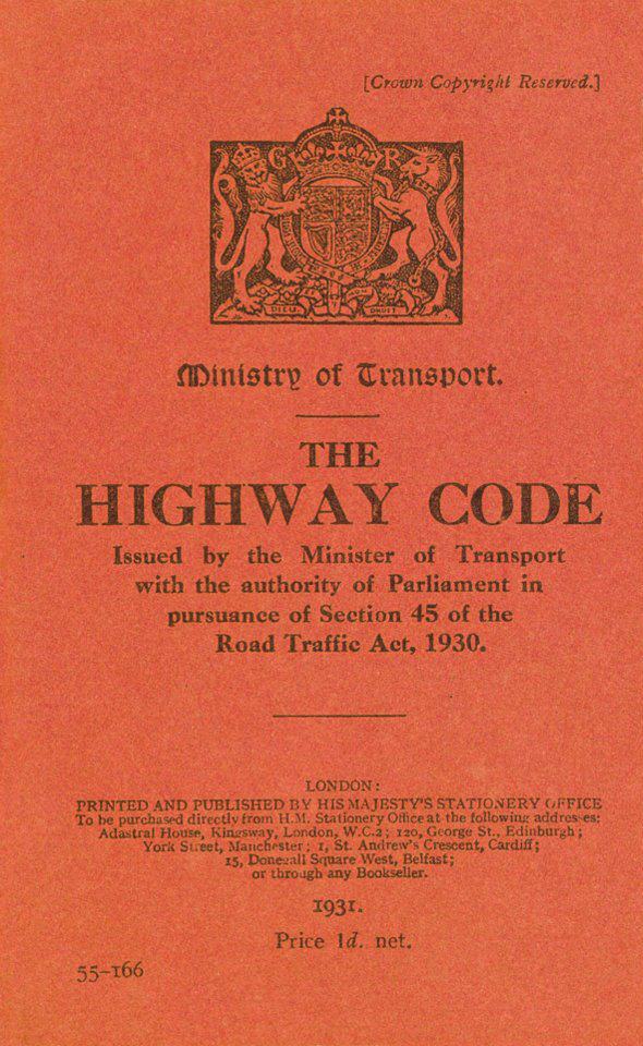 DVSAgovuk's tweet photo. 95 years ago, the first Highway Code was published. It cost one penny, and had advice for horse-drawn carriages.

Since 1931, it's helped cut road deaths in half despite a tenfold increase in vehicles.

Still one of the most important books in print. Happy birthday, #HighwayCode! https://t.co/3vh6sMBO2C