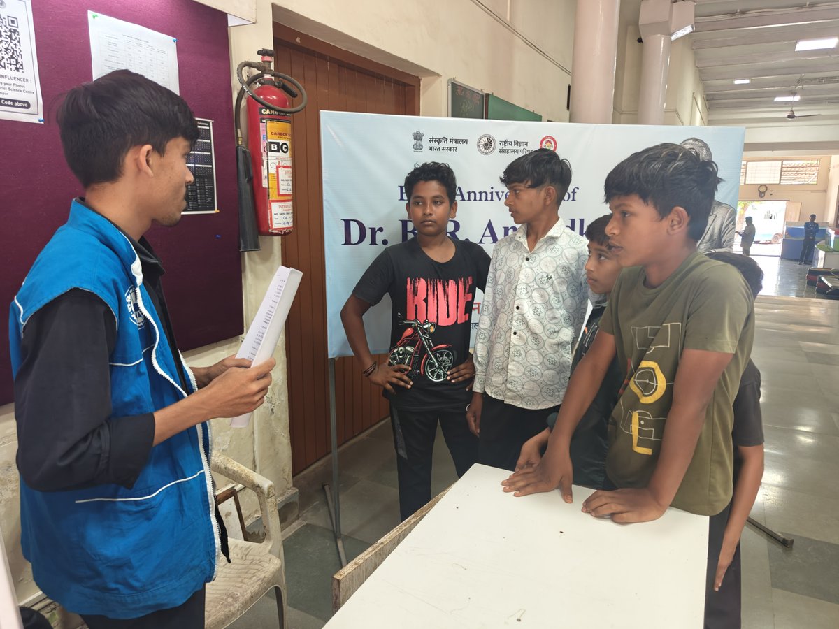 ncsmgoi's tweet image. ✨ The Birth Anniversary of Dr. B. R. Ambedkar was observed at @DSCDharampur, a unit of @ncsmgoi, @MinOfCultureGoI, with film, quiz &amp;amp; Constitution display.

#AmbedkarJayanti #PublicAwareness #NCSM