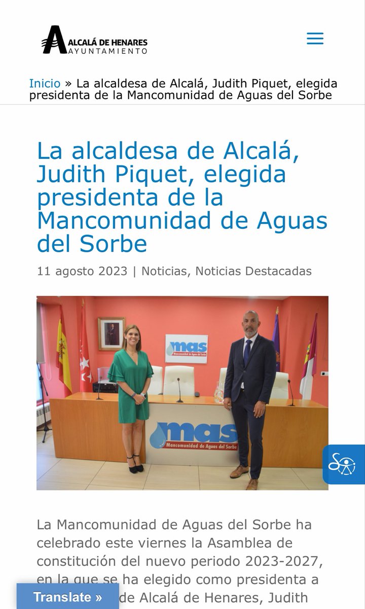 izzan_0803's tweet photo. @AytoAlcalaH Tardáis más de 1 día en informar, no dais más que datos sin confirmar realmente cuándo habrá agua en todo el municipio….Y encima resulta que la presidenta de la Mancomunidad de Aguas del Sorbe no es otra que la Alcaldesa….vaya gestión sinceramente https://t.co/tzPrQCIJif