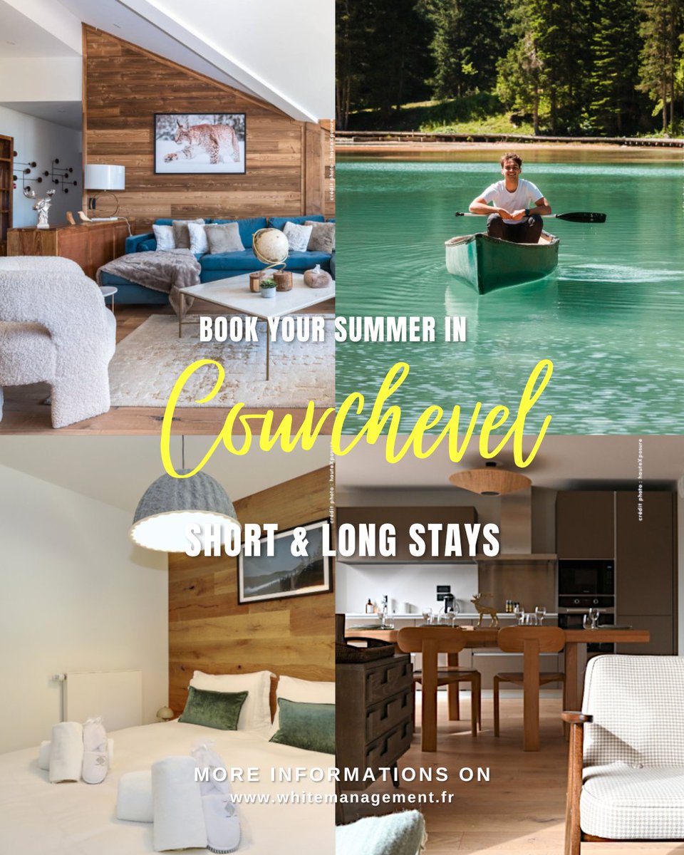 ManagementWhite's tweet image. 🇫🇷✨Sillonner le lac du Praz en kayak ...  vivez l'été autrement pour des moments inoubliables en famille ou entre amis ⛰️☀️
Ressourcez-vous dans les biens d’exception White Management à #Courchevel.
whitemanagement.fr 

photos : courchevel tourisme/HauteXposure #summerbreak